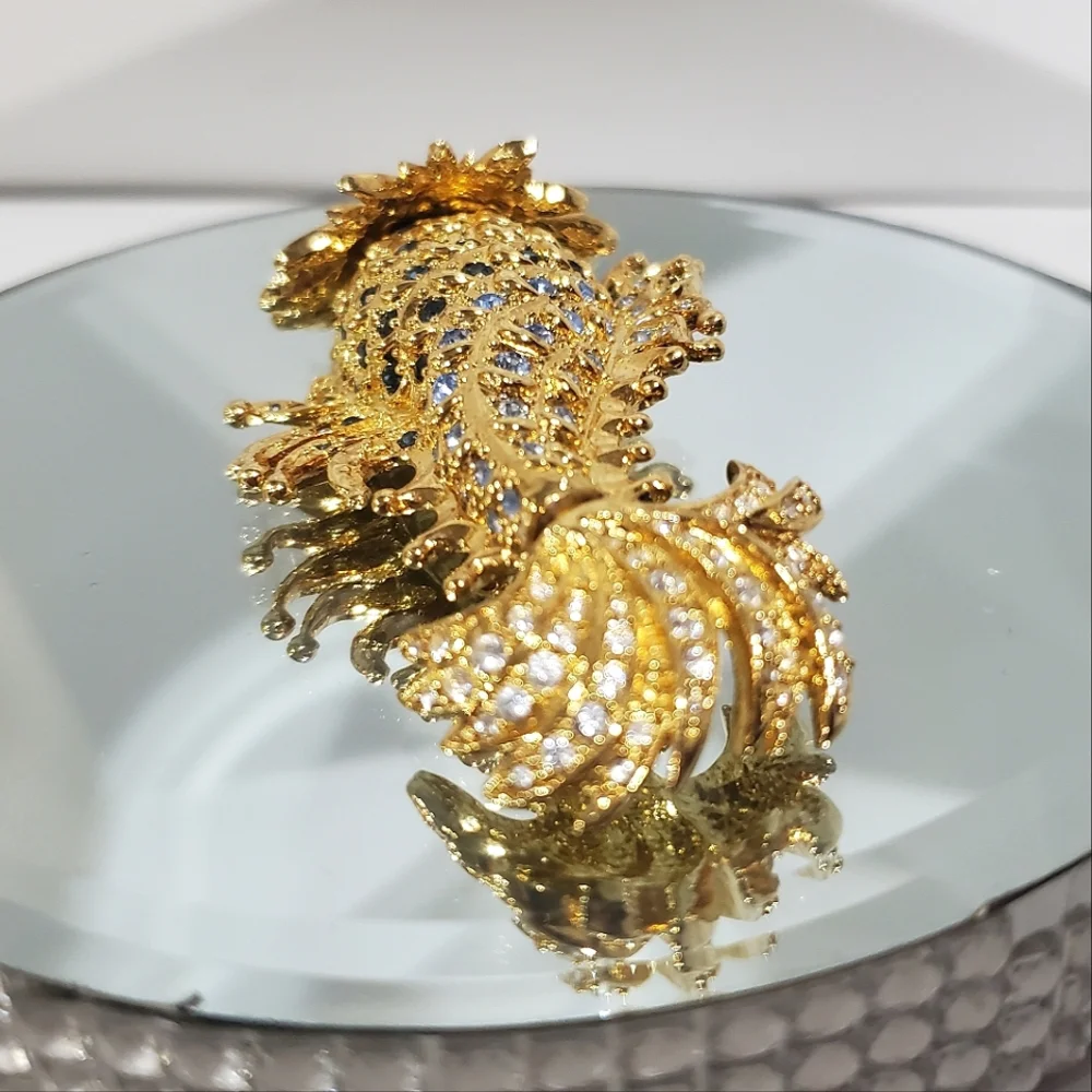 Insane Massive HUTTON WILKINSON Sea Dragon Creature Brooch